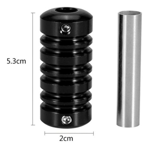 2 Grips De Alumínio/inox Diâmetro 20 Mm Tatuagem 1