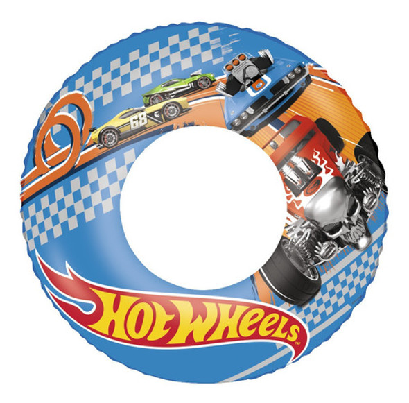 Salvavidas Hot Wheels Swim Ring 56cm Bestway - Mundotoys 1