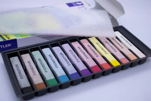 Tiza Soft Pastel Suave X 24 Colores Chalk Karat Staedtler 1