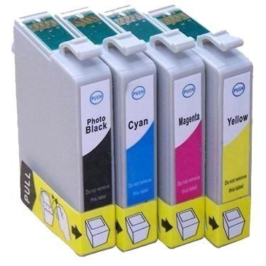 4 Cartuchos Epson Compatíveis 461/472/473/474 0