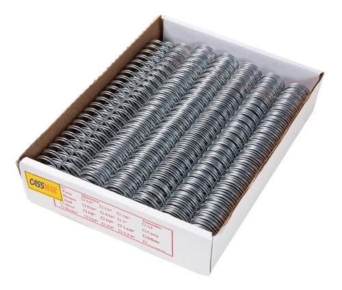 Wire-o Para Encadernação 3x1 A4 Prata 1/2 Para 95 Fls 100un 0