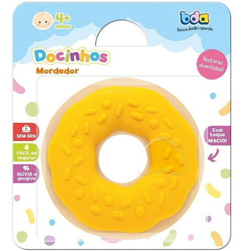 Mordedor Docinhos Amarelo Bda 2503 0