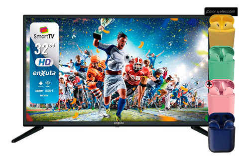Smart Tv 32'' Enxuta Sint Digital Isdbt Android 7.0 + Auricu 0