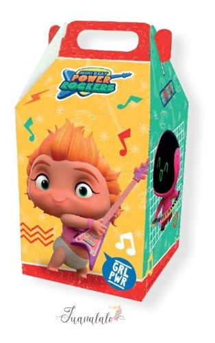 Cajita Feliz Sorpresa Grande X 6 U Mini Beat Power Rockers 0
