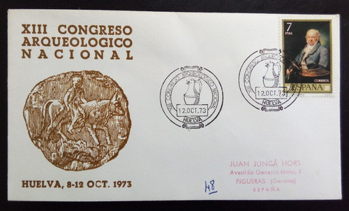 España, Sobre Xiii Congreso Arqueológico Huelva 1973 L15361 0