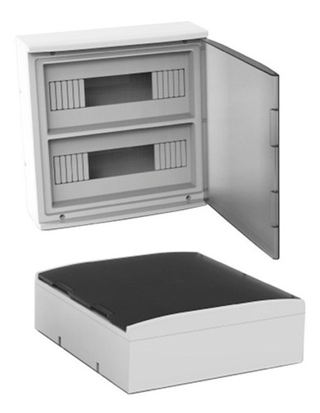 Gabinete Tablero Caja Din Termica 24 Polo Exterior Variplast 0