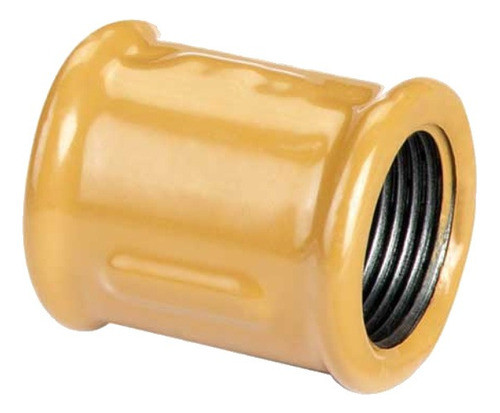 Cupla Hierro Epoxi Rosca 1/2 Pulgada Hembra Hembra 0