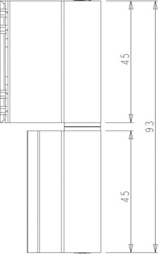 H61 Bisagra Flash Para Ventana Giesse 1