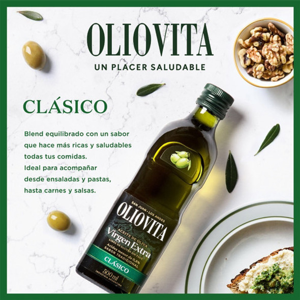Aceite Oliva Virgen Extra Oliovita Clásico Pet 1000ml 1l 1