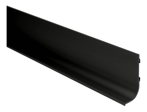 Perfil J Interno Tipo Gola Aluminio Negro X 3mts Muebles 0