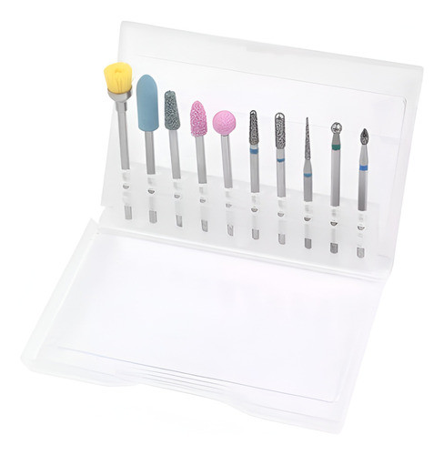 Kit 10 Fresas Para Torno De Manicura / Pedicura Uñas Ts Home 0