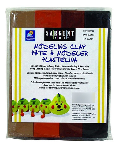 Sargent Art 22- - Arcilla (1 Libra, Tono Tierra, 1 Libr. 0