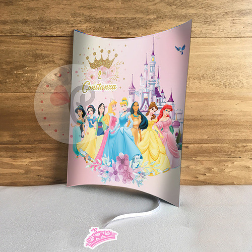 Piñata Princesas Personalizada Ariel Bella Aurora Cenicienta 1