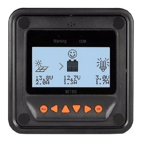 Display Remoto Para Controlador De Carga - Mt50 0