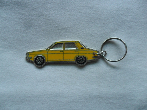 Llavero Renault 12 R12 Ika Amarillo Gordini Insignia Manual 1