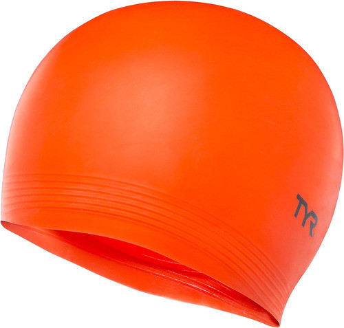 Tyr Latex Swim Cap, Naranja Fluorescente 0