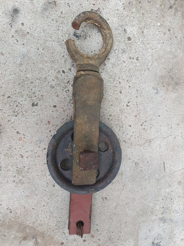 Roldana Chica De 9,5 Cm Albañileria Antiguedad 0