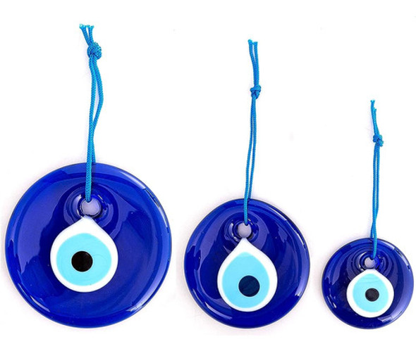 ~? Erbulus Adorno Colgante De Pared De Ojo Maligno Azul Turc 0