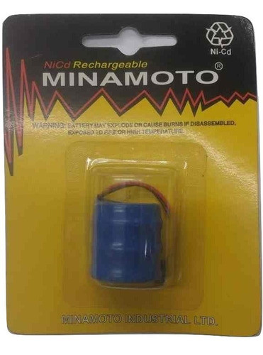 Pack De Pilas Ni-cd Boton Apiladas Minamoto 0