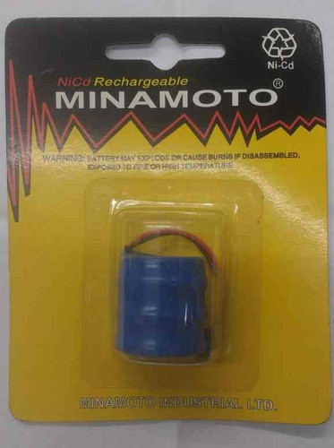 Pack De Pilas Ni-cd Boton Apiladas Minamoto 1