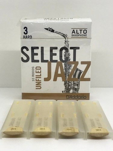 Cañas Daddario Jazz Select Para Saxo Alto N3 Hard Por Unidad 0