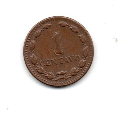 Moneda Argentina 1 Centavo Año 1939 Cobre Ex 1