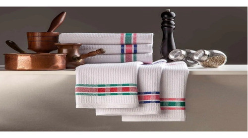 Repasador Nido Jackard Blanco 50*60cms  3 Unidades 0