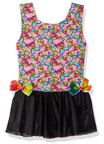 Jojo Siwa Por Danskin Niñas Grandes Arco Iris De Lazos Vesti 0