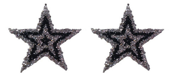 Aplique Estrella Combinada Strass Piedras Termoadhesivo 0