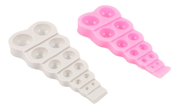 2 Peças De Bolo De Silicone Modelo Chocolate Fudge Mold Pear 0