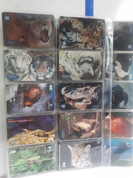 Cartoes Telefonicos Usados Somente Animais 1