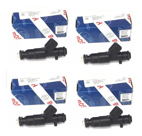 Jogo 4 Bico Injetor Kombi 1.4 Flex 2007 Original Bosch 0