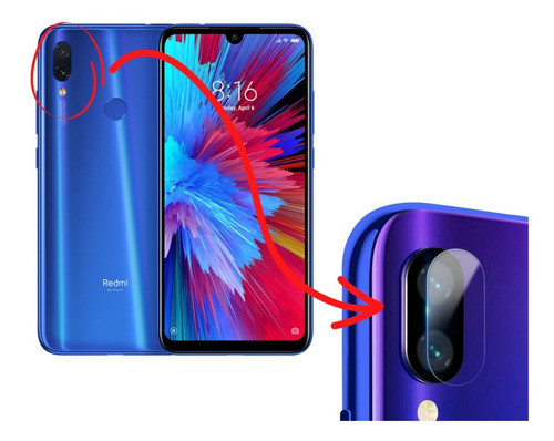 Protector Full Xiaomi Note 7 Pantalla Y Camara Vidrio Temp 1