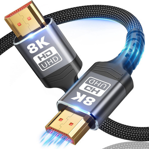 Cable Hdmi 10k 8k 2.1, Disponible Longitudes 1.5 Pies, 3.3 0