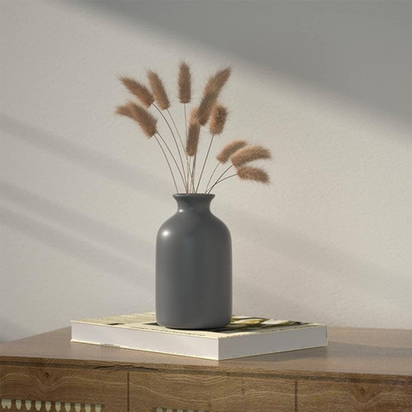Jarrón De Cerámica Gris Para Decorar Jarrón Moderno De Decor 0