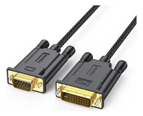 Femoro - Cable Dvi A Vga De 6 Pies, Adaptador Activo Dvi-d 2 0