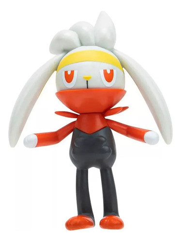 Pokemon Battle Muñeco Articulado Raboot 8 Cm Original 1