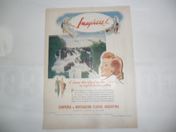 Compañia Navegacion Fluvial Argentina Peron Peronismo 1953 0