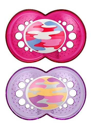 Mam Camo Chupete De Ortodoncia Girl 16 Meses 2count 0