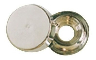 Embellecedor Terminación De Tornillo Níquel 22mm 1