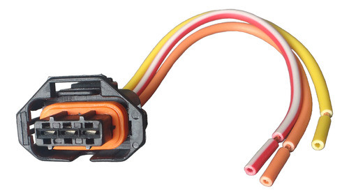 Conector Chicote P/ Sensor Pressão Map Ford Ranger 2.2 3.2 0