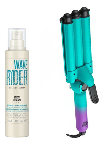 Kit Rizador Wave Affair Ondas Sueltas + Crema De Peinar Tigi 0
