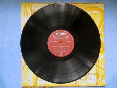 Mozart Cuatro Cuartetos Para Flauta Vinilo Lp H Barwahser 1