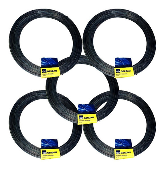 Alambre Recocido Fardo Negro Nº16 Pack X 10 Kg Rollo Atar 1