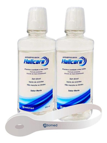2 Enxaguante Bucal Antisséptico Halicare 300ml 0