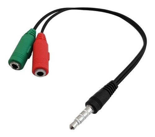Adaptador Audio 3,5mm Pc Celular Ps4 A Micrófono Y Auricular 0
