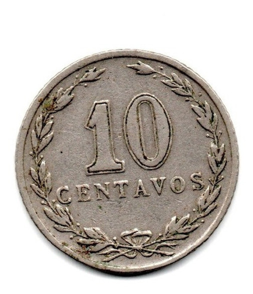 Moneda Argentina 10 Centavos 1922 Niquel 1