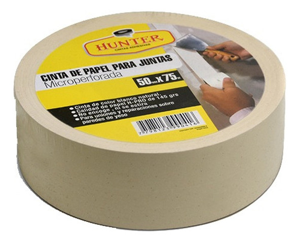Cinta Papel 5x23mt X10u. Placas Yeso Revestimientos 0