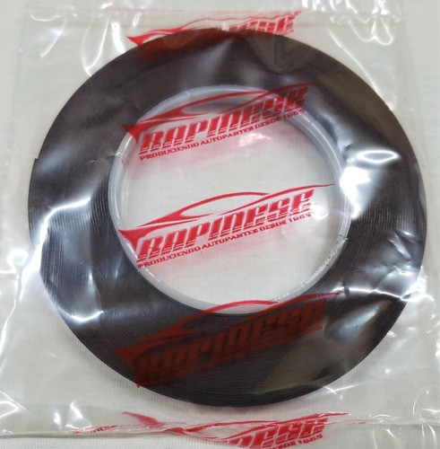 Cinta Bifaz Espumosa Negra Doble Adhesivo 8mm X 3 Mts 1