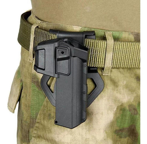 Coldre Glock Com Lanterna G17 18 19 22 23 25 26 28 Tático 0
